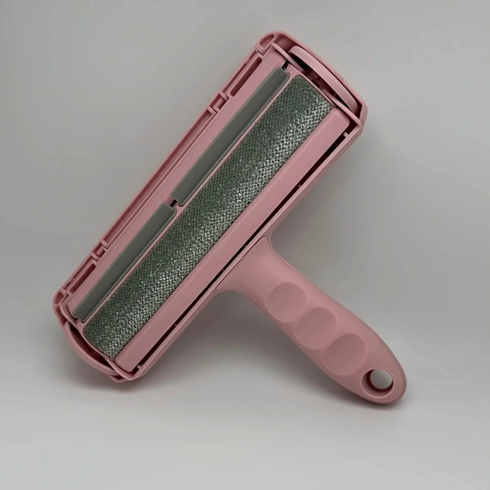 Pink and Silver Dog Grooming Tool